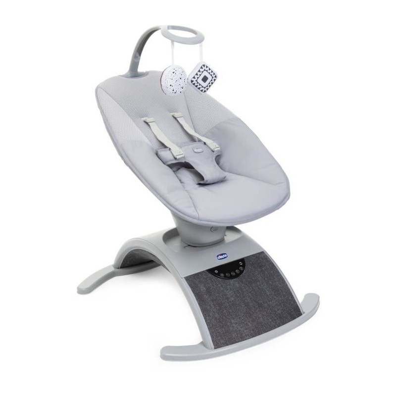 Balancelle musicale - Comfy wave - 61 x 75 x 61 cm - Gris - CHICCO Balancelle musicale - Comfy wave - 61 x 75 x 61 cm - Gris - CHICCO