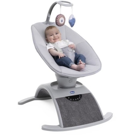 Balancelle musicale - Comfy wave - 61 x 75 x 61 cm - Gris - CHICCO