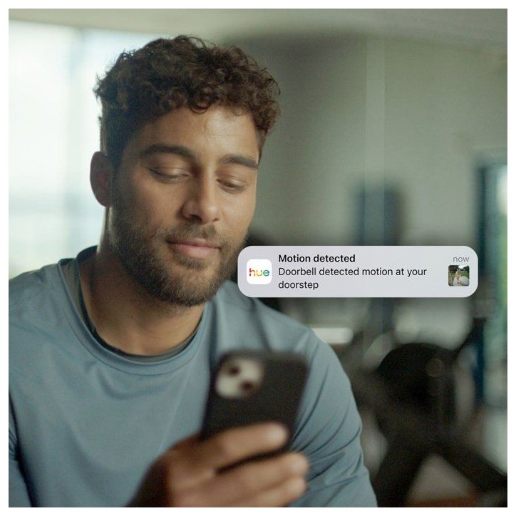 Sonnette vidéo fillaire connectée - Philips Hue - Filaire - 2K - Conversation bidirectionnelle - Extérieur Sonnette vidéo fillaire connectée - Philips Hue - Filaire - 2K - Conversation bidirectionnelle - Extérieur