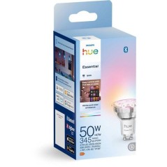 Spot LED connecté GU10 - PHILIPS HUE - Lumiere blanche et colorée -