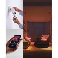 Spot LED connecté GU10 - PHILIPS HUE - Lumiere blanche et colorée -