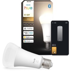 Ampoule LED connectée A67 - PHILIPS HUE - Lumiere blanche chaude - 2700K - Culot E27 - 13,5 W - 1600 lumens