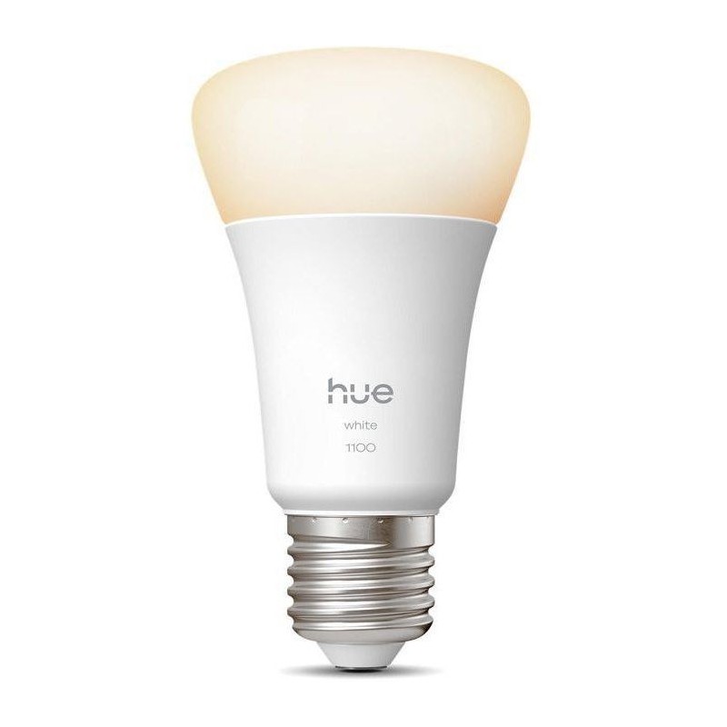 Ampoule LED connectée A60 - PHILIPS HUE - Lumiere blanche chaude - 27