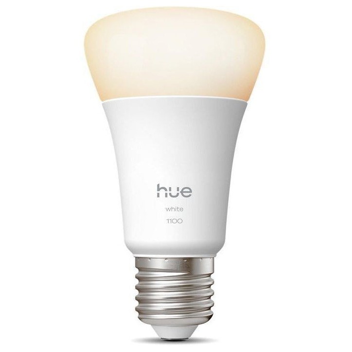 Ampoule LED connectée A60 - PHILIPS HUE - Lumiere blanche chaude - 2700K - Culot E27 - 9,5 W - 1100 lumens Ampoule LED connectée A60 - PHILIPS HUE - Lumiere blanche chaude - 2700K - Culot E27 - 9,5 W - 1100 lumens