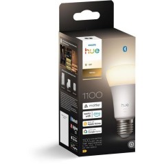 Ampoule LED connectée A60 - PHILIPS HUE - Lumiere blanche chaude - 27