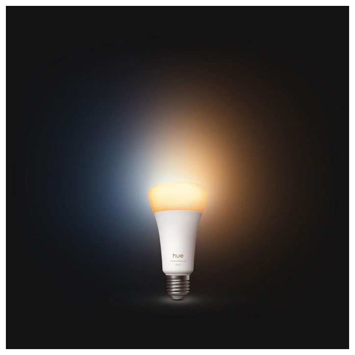 Ampoule LED connectée A67 - PHILIPS HUE - Lumiere blanche chaude - Culot E27 - 11,8W - 1000-2000k - 1600 lumens