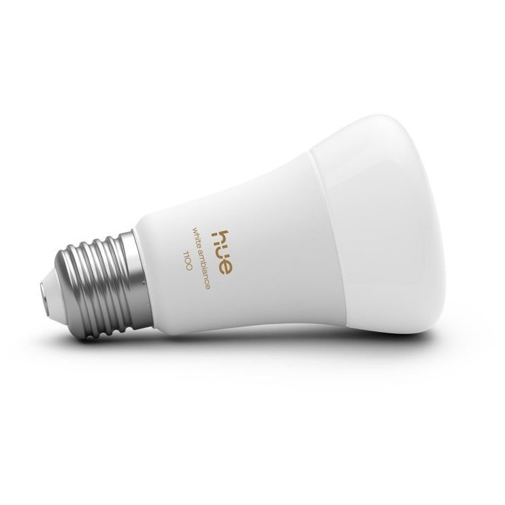 Ampoule LED connectée A60 - PHILIPS HUE - Lumiere blanche chaude - Culot E27 - 8,1W - 1000-2000k - 1100 lumens Ampoule LED connectée A60 - PHILIPS HUE - Lumiere blanche chaude - Culot E27 - 8,1W - 1000-2000k - 1100 lumens