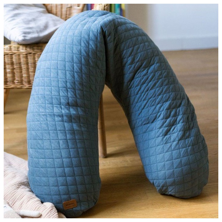 Coussin de maternité - BEABA - Big Flopsy™ - Fleur de coton - Gris mineral Coussin de maternité - BEABA - Big Flopsy™ - Fleur de coton - Gris mineral