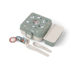 Boite a Sandwich Enfant - MONBENTO - Couverts inclus - Sans BPA - Snac