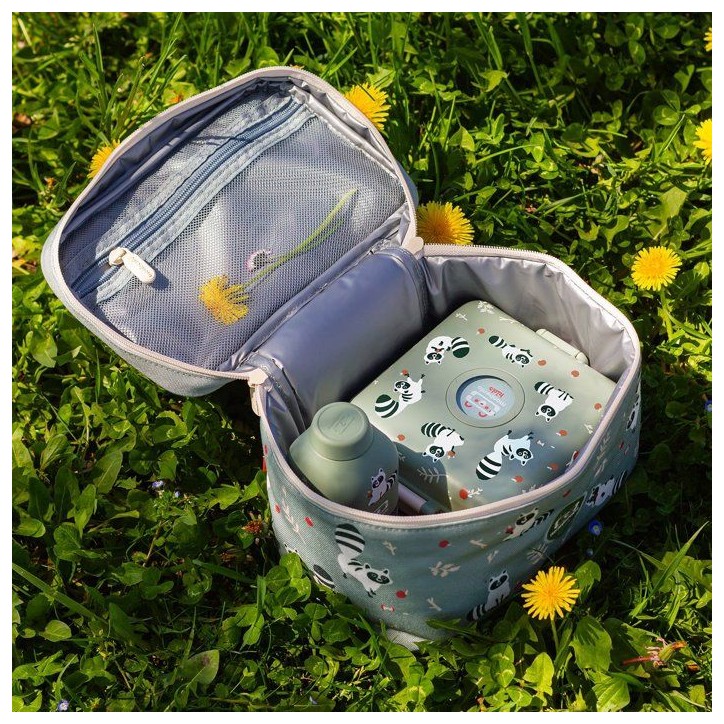 Sac repas isotherme - MONBENTO - Glaciere enfant Frosty 5L Raccoon