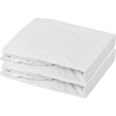 Lot de 2 draps housse - MON PTIT DODO - Jersey 100% coton - 60 x 120 c