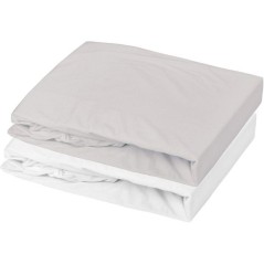 Lot de 1 drap housse jersey 100% coton + 1 alese - MON PTIT DODO - 60