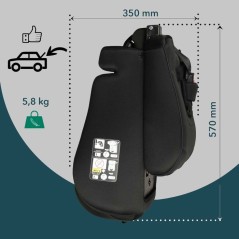Siege auto évolutif - BAMBISOL - AY570N - Groupe 1/2/3 - I-Size - Noi