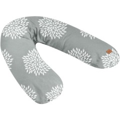 Coussin de maternité - BEABA - Big Flopsy™ - Fleurs - Gris