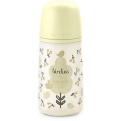 Biberon - SUAVINEX - Birdies - Tétine SX Pro M - 270 ml - 3 a 6 mois-