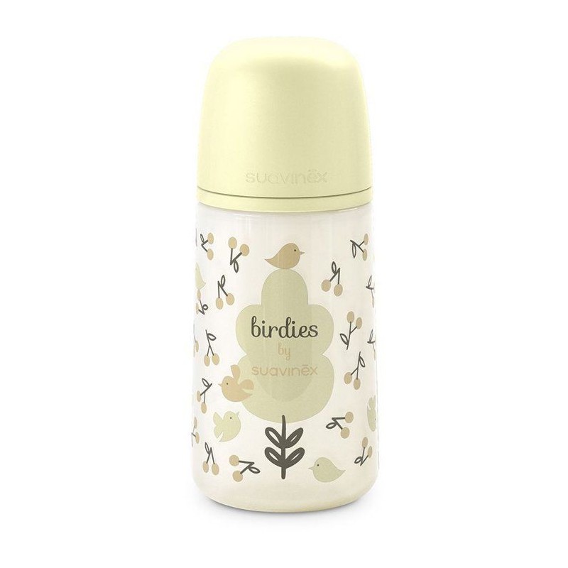 Biberon - SUAVINEX - Birdies - Tétine SX Pro M - 270 ml - 3 a 6 mois-