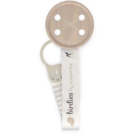Attache-sucette avec ruban - SUAVINEX - Birdies - Des la naissance - B