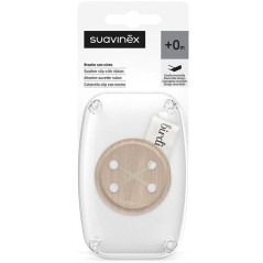 Attache-sucette avec ruban - SUAVINEX - Birdies - Des la naissance - Beige
