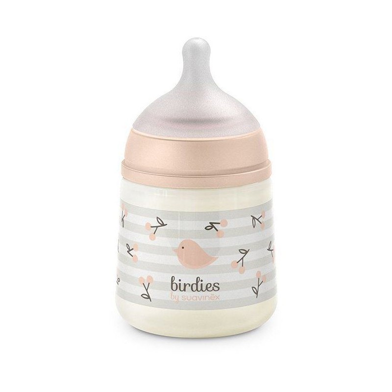 Biberon - SUAVINEX - Birdies - Tétine SX Pro S - 150 ml - 0 a 3 mois