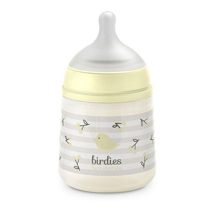 Biberon - SUAVINEX - Birdies - Tétine SX Pro S - 150 ml - 0 a 3 mois - Vert Biberon - SUAVINEX - Birdies - Tétine SX Pro S - 150 ml - 0 a 3 mois - Vert