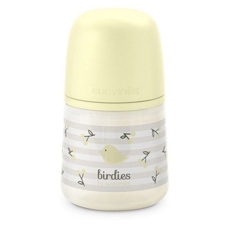 Biberon - SUAVINEX - Birdies - Tétine SX Pro S - 150 ml - 0 a 3 mois - Vert