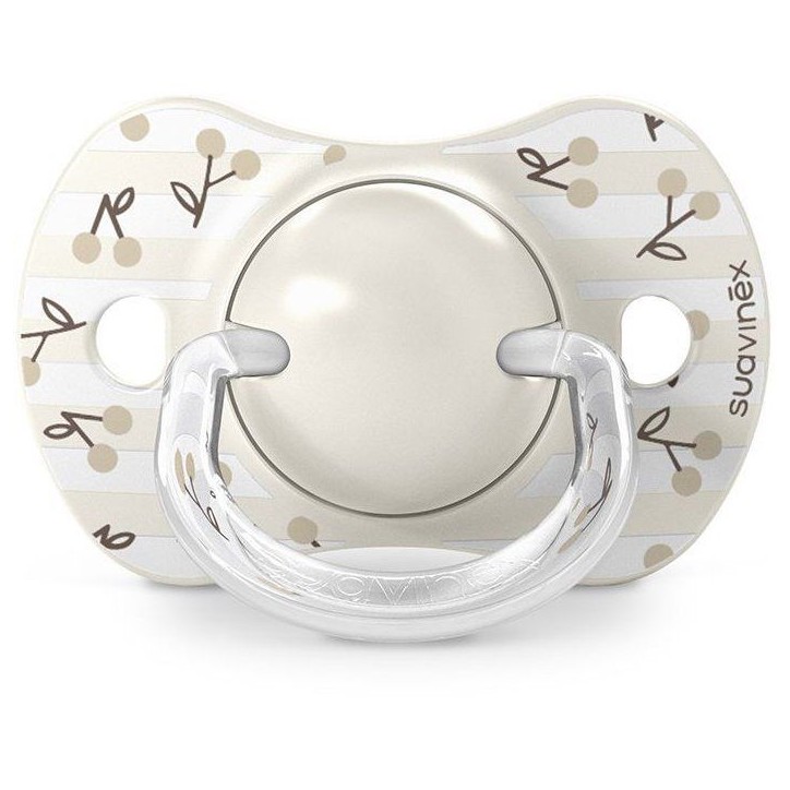 Lot de 2 sucettes symétriques - SUAVINEX - Birdies - SX Pro - 0 a 6 mois - Beige