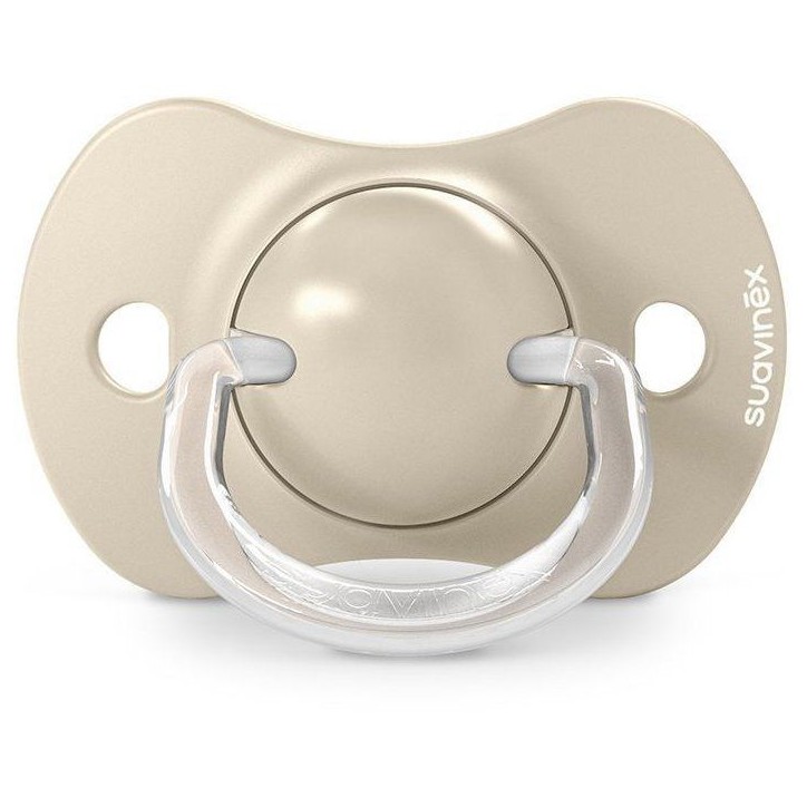 Lot de 2 sucettes symétriques - SUAVINEX - Birdies - SX Pro - 0 a 6 mois - Beige