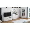 Buffet - BALTIK - Effet bois / Blanc - 3 portes
