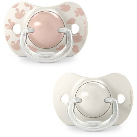 Lot de 2 sucettes symétriques - SUAVINEX - Birdies - SX Pro - 6 a 18