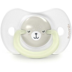 Lot de 2 sucettes symétriques - SUAVINEX - Night&Day Wild&Free - SX P