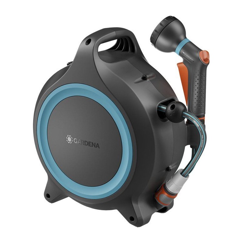 Dévidoir automatique portable - GARDENA - MoveMatic - Tuyau de 12,5 m