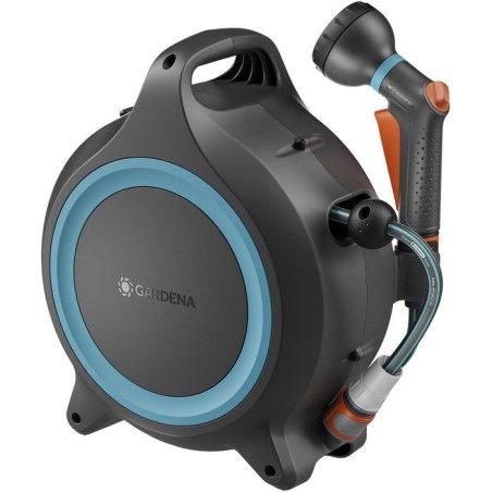 Dévidoir automatique portable - GARDENA - MoveMatic - Tuyau de 12,5 m