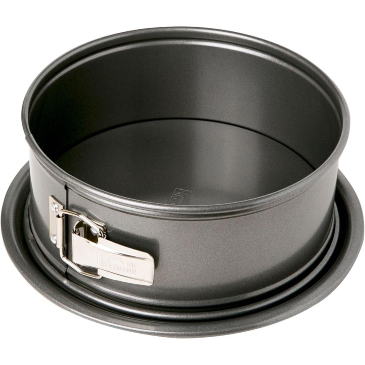 Moule a fond amovible - BIRKMANN - EASY BAKING - Acier carbone - Anti adhésif - 20 x 20 x 9 cm