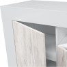 Buffet - BALTIK - Effet bois / Blanc - 3 portes