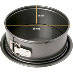 Moule a fond amovible - BIRKMANN - EASY BAKING - Acier carbone - Anti