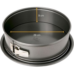 Moule a fond amovible - BIRKMANN - EASY BAKING - Acier carbone - Anti