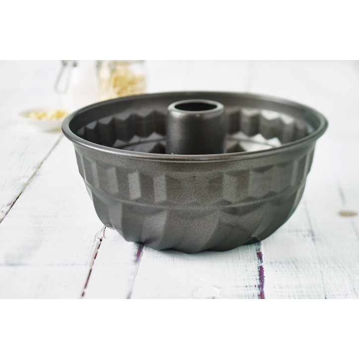 Moule pâtisserie Turban - BIRKMANN - EASY BAKING - Acier carbone - Anti adhésif - 22 x 22 x 10 cm Moule pâtisserie Turban - BIRKMANN - EASY BAKING - Acier carbone - Anti adhésif - 22 x 22 x 10 cm