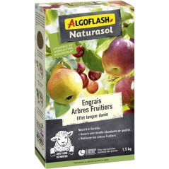 Engrais arbres fruitiers - ALGOFLASH NATURASOL - Longue durée - 1,5 k