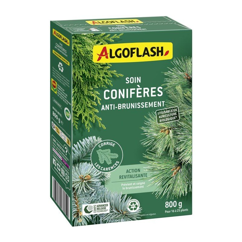 Soin coniferes - ALGOFLASH - Anti-brunissement - 800 g - UAB