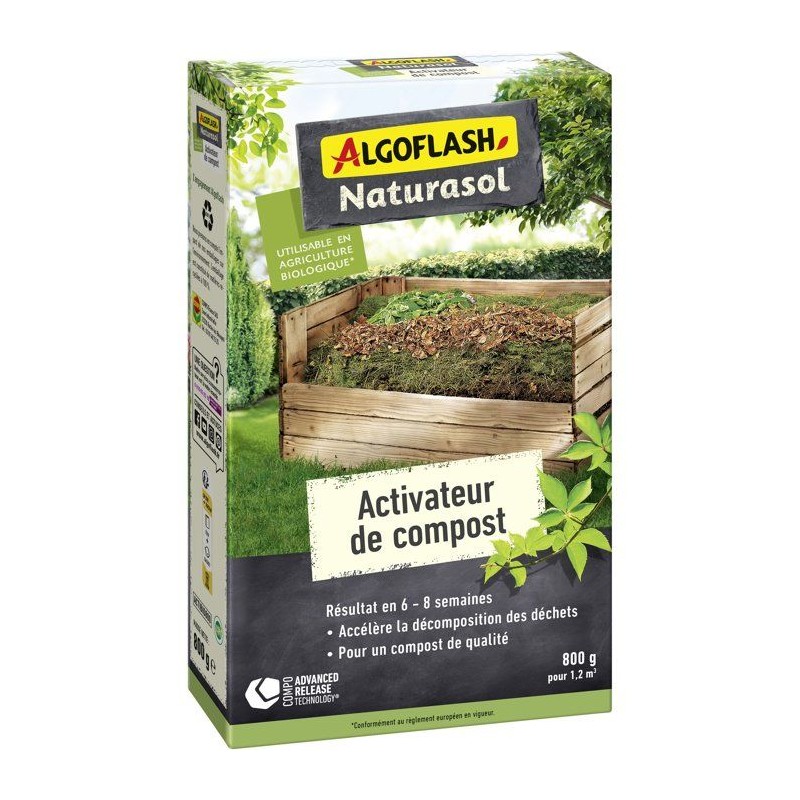 Activateur de compost - ALGOFLASH NATURASOL - Activateur de compost -