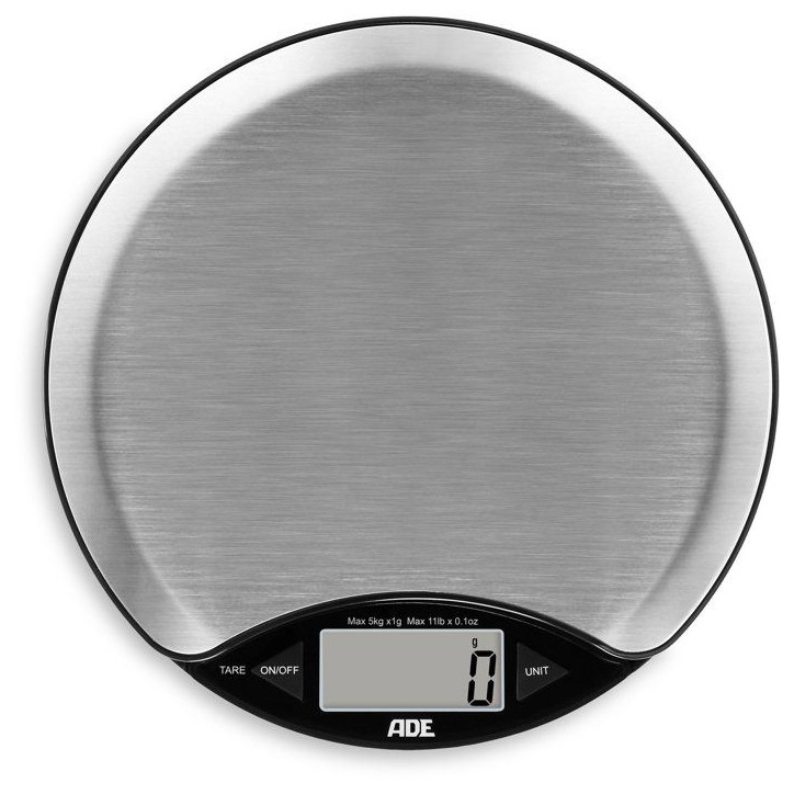 Balance de cuisine digitale - ADE - ANJA - Plastique ABS - 17 x 17 x 2,2 cm - Inclus 1 pile Cr 2032 Balance de cuisine digitale - ADE - ANJA - Plastique ABS - 17 x 17 x 2,2 cm - Inclus 1 pile Cr 2032
