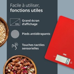 Balance de cuisine digitale - ADE - LEONIE - Plastique ABS - 22 x 17 c