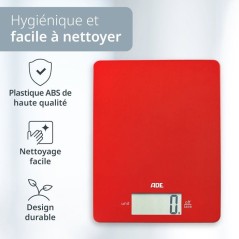 Balance de cuisine digitale - ADE - LEONIE - Plastique ABS - 22 x 17 c