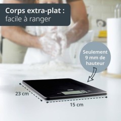 Balance de cuisine digitale - ADE - LEONIE - Plastique ABS - 22 x 17 c