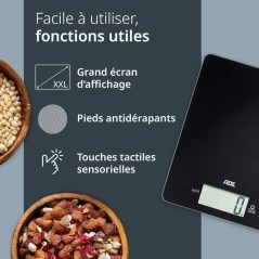 Balance de cuisine digitale - ADE - LEONIE - Plastique ABS - 22 x 17 c