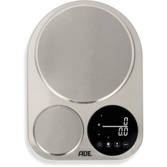Balance de cuisine duo digitale - ADE - ISABELLA - Acier inoxydable/Pl