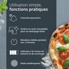 Balance de cuisine duo digitale - ADE - ISABELLA - Acier inoxydable/Pl