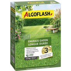 Engrais gazon - ALGOFLASH - Longue durée - 2,5 kg
