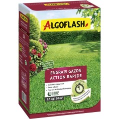 Engrais gazon - ALGOFLASH - Action rapide - 2,5 kg