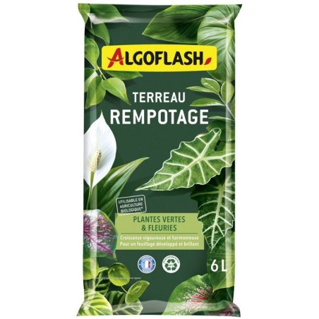 Terreau - ALGOFLASH - Rempotage, plantes vertes & plantes fleuries - 6